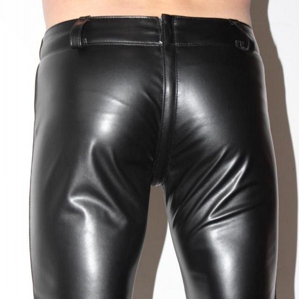 new zipper designer mens skinny pencil pants pu leather stretchy man long trousers punk plus size motorcycle biker pants, Black
new zipper designer mens skinny pencil pants pu leather stretchy man long trousers punk plus size motorcycle biker pants, Black