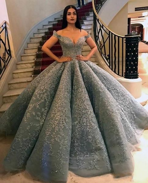 grey puffy princess prom dresses long off shoulder lace appliques beaded formal party gowns plus size ball gown evening dresses, Black
grey puffy princess prom dresses long off shoulder lace appliques beaded formal party gowns plus size ball gown evening dresses, Black