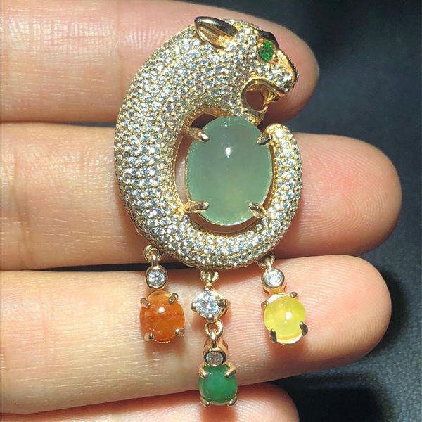 fine jewelry real 925 steling silver s925 100% natural a class jade leopard gemstone female pendant necklaces christmas gift
fine jewelry real 925 steling silver s925 100% natural a class jade leopard gemstone female pendant necklaces christmas gift