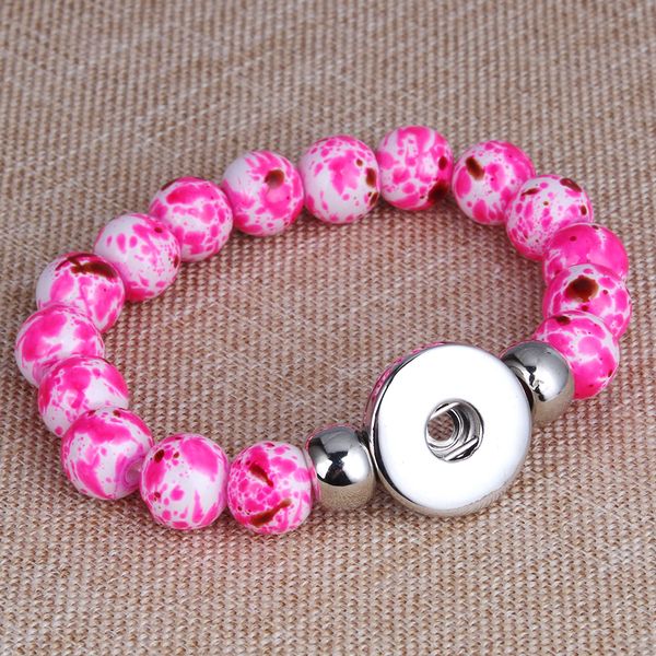 new 18mm 20mm snap button bracelet handmade imitation stone pearl beads snap bracelet adjustable elastic diy charm bracelets, Golden;silver
new 18mm 20mm snap button bracelet handmade imitation stone pearl beads snap bracelet adjustable elastic diy charm bracelets, Golden;silver
