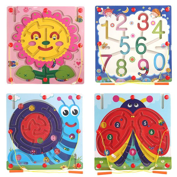 magnetic roll-on maze wooden pen wielding animal maze square men and women kids young children's early childhood educational toy
magnetic roll-on maze wooden pen wielding animal maze square men and women kids young children's early childhood educational toy