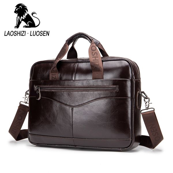 fashion genuine leather men's briefcase vintage cow leather business computer bag messenger bags man shoulder bag postman male
fashion genuine leather men's briefcase vintage cow leather business computer bag messenger bags man shoulder bag postman male