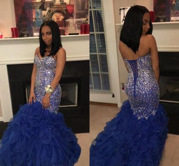 luxury crystal bodice black girls prom party dress sweetheart royal blue sleeveless ruffles organza long new evening formal gowns cheap
luxury crystal bodice black girls prom party dress sweetheart royal blue sleeveless ruffles organza long new evening formal gowns cheap