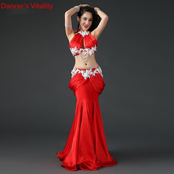 new professional belly dance bra+skirt oriental women belly dance costumes performance suit, Black;red
new professional belly dance bra+skirt oriental women belly dance costumes performance suit, Black;red