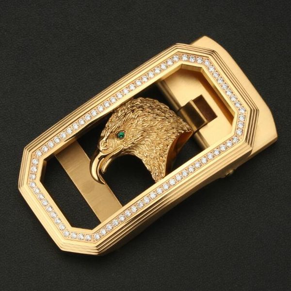 luxury men stainless steel eagle auto buckle for 3.3-3.5cm waist belt leather belt buckle waist band buckle with cubic zirconia inlay, Slivery;black
luxury men stainless steel eagle auto buckle for 3.3-3.5cm waist belt leather belt buckle waist band buckle with cubic zirconia inlay, Slivery;black