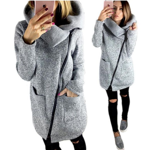 2020 women autumn winter fleece sweatshirt hoodie long zipper hoodies jacket coat outwear plus size 5xl, Black
2020 women autumn winter fleece sweatshirt hoodie long zipper hoodies jacket coat outwear plus size 5xl, Black