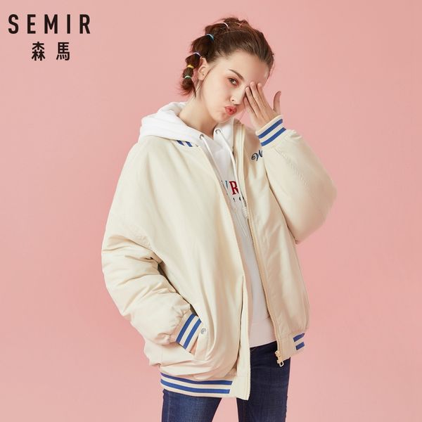 semir winter basic jacket lambswool bomber jacket women long sleeve casual single breasted thick, Black
semir winter basic jacket lambswool bomber jacket women long sleeve casual single breasted thick, Black