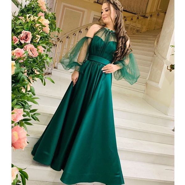 2020 long sleeves plus size arabic prom green dresses muslim evening gowns formal party dress, Black
2020 long sleeves plus size arabic prom green dresses muslim evening gowns formal party dress, Black