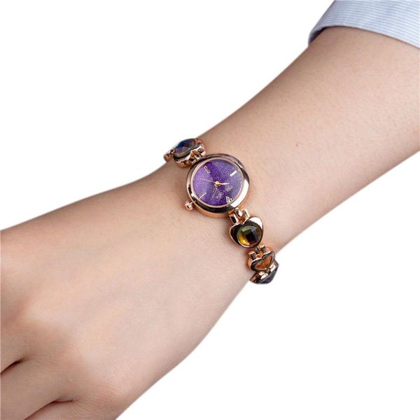 lintimes lady starry sky dial quartz watch with color changing watchband wristwatch ornament gift, Slivery;brown
lintimes lady starry sky dial quartz watch with color changing watchband wristwatch ornament gift, Slivery;brown