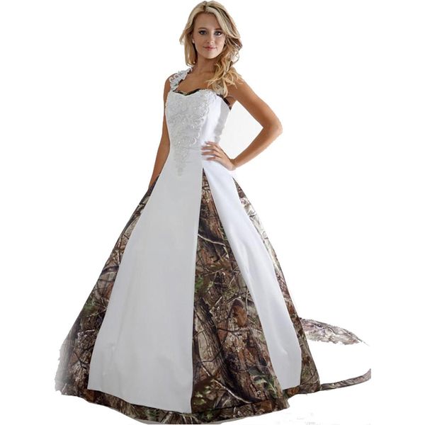 2018 New Camo Wedding Dresses With Appliques Ball Gown Long Camouflage Wedding Party Dress Bridal Gowns
2018 New Camo Wedding Dresses With Appliques Ball Gown Long Camouflage Wedding Party Dress Bridal Gowns