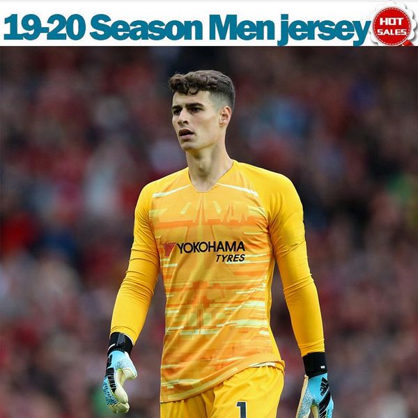 2020 #1 arrizabalaga goalkeeper yellow full sleeve soccer jerseys 19/20 long sleeve goalie soccer shirts customized football uniforms, Black;yellow
2020 #1 arrizabalaga goalkeeper yellow full sleeve soccer jerseys 19/20 long sleeve goalie soccer shirts customized football uniforms, Black;yellow