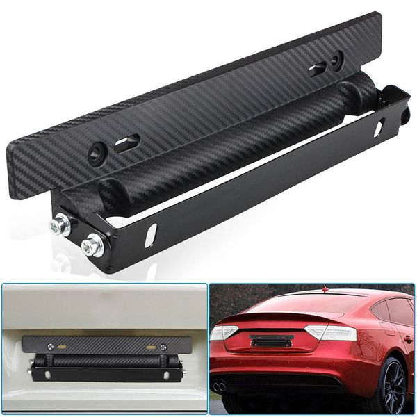 universal adjustable frames carbon fiber pattern car racing license plate frame holder bracket black
universal adjustable frames carbon fiber pattern car racing license plate frame holder bracket black