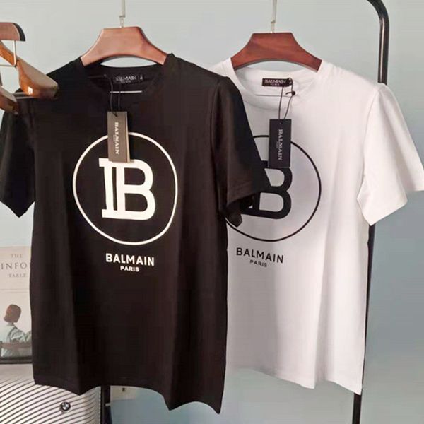 20SS Balmain Мужские футболки Мода Черный Белый футболки Письмо печати с коротким рукавом Тис Размер S-XXL
20SS Balmain Мужские футболки Мода Черный Белый футболки Письмо печати с коротким рукавом Тис Размер S-XXL