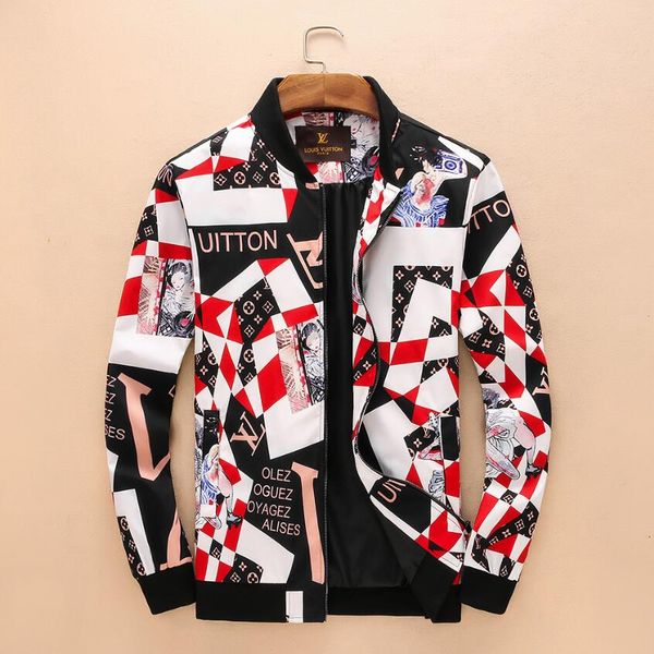 De igner luxury men 039 jacket 2019 new fa hion ca ual print outerwear plu large black port zipper pring autumn jacket, Black;brown
De igner luxury men 039 jacket 2019 new fa hion ca ual print outerwear plu large black port zipper pring autumn jacket, Black;brown