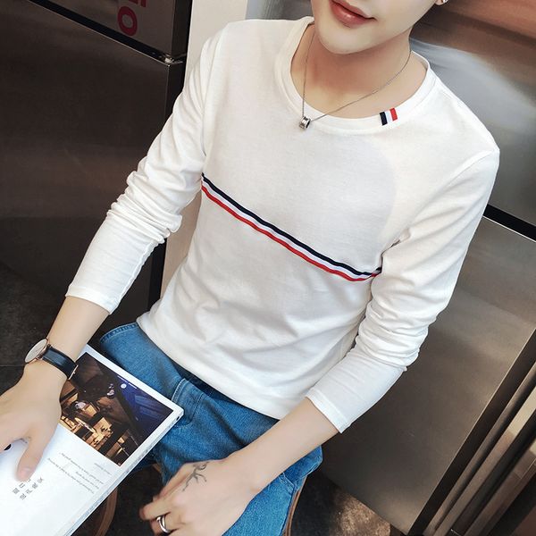 оен зима men's длиннми Ѭђкавами ђболки молодежи в коѬейком иле slim fit в пон, White;black
оен зима men's длиннми Ѭђкавами ђболки молодежи в коѬейком иле slim fit в пон, White;black