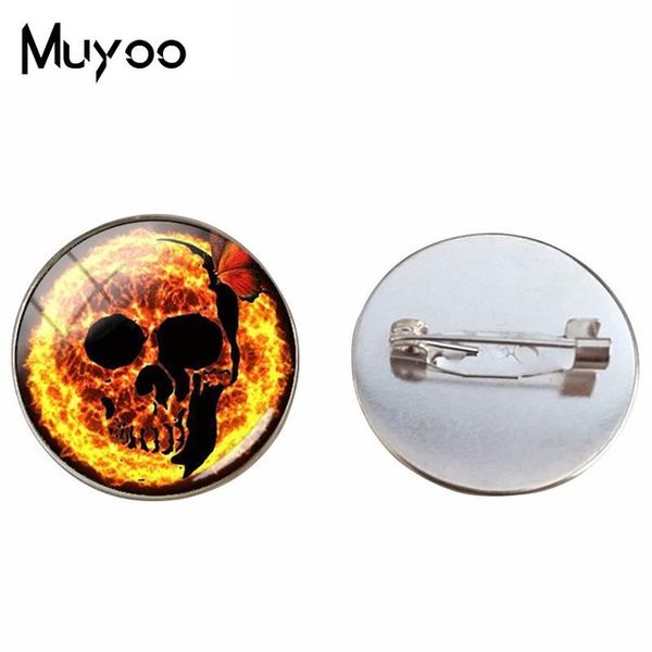 2019 new skeletons in flames brooches silver glass cabochon brooch hand craft jewelry pin, Gray
2019 new skeletons in flames brooches silver glass cabochon brooch hand craft jewelry pin, Gray