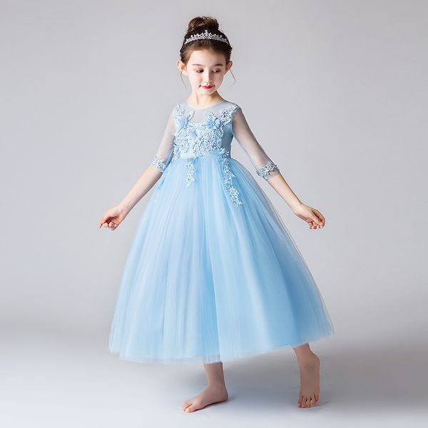 girls long dress princess dress 2019 summer new children's wedding dress liuyi performance costumes children, Red;yellow
girls long dress princess dress 2019 summer new children's wedding dress liuyi performance costumes children, Red;yellow