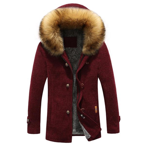 men fashion parkas winter thick warm men's jacket and coats casual hooded long coat outwears fur collar coat men parka coats, Tan;black
men fashion parkas winter thick warm men's jacket and coats casual hooded long coat outwears fur collar coat men parka coats, Tan;black