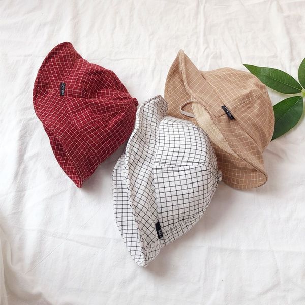 new children's hats boys and girls fine plaid solid color embroidery fisherman hat wild travel cute basin cap visor plaid hat
new children's hats boys and girls fine plaid solid color embroidery fisherman hat wild travel cute basin cap visor plaid hat