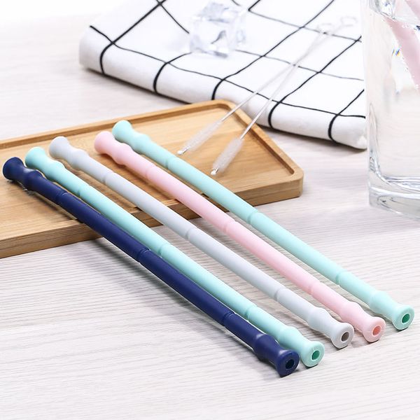 collapsible reusable silicone drinking straws with keychain case cleaning brush 669
collapsible reusable silicone drinking straws with keychain case cleaning brush 669