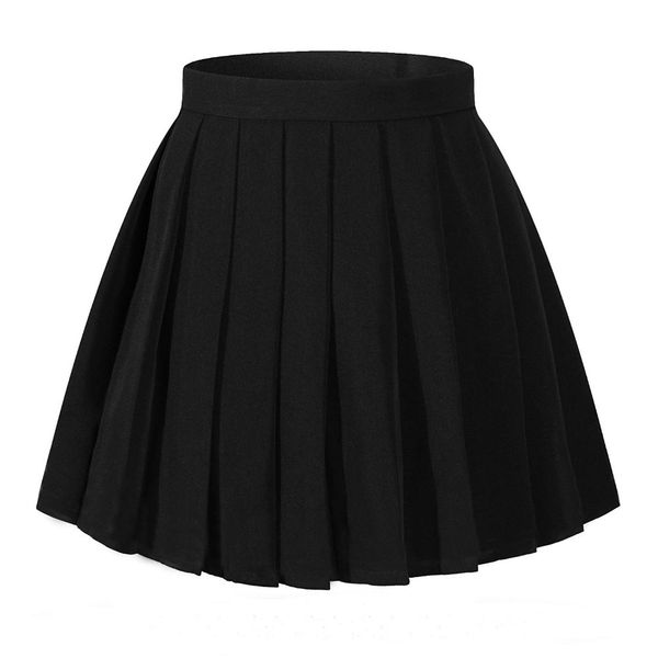 women high waist pleated skirt mini skirts girl school uniform plaid skirt cosplay costumes mx190730, Black
women high waist pleated skirt mini skirts girl school uniform plaid skirt cosplay costumes mx190730, Black