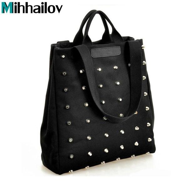 fashion rivet women handbag casual canvas shoulder bags female tote book black ladies handle hand bag sac a main xs-439 y190620
fashion rivet women handbag casual canvas shoulder bags female tote book black ladies handle hand bag sac a main xs-439 y190620