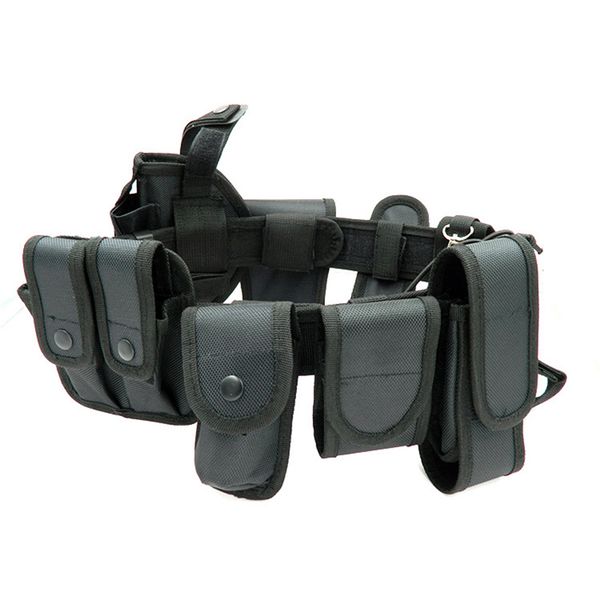 multifunctional security belts outdoor tactical training guard utility kit duty belt belt with pouch set, Black;gray
multifunctional security belts outdoor tactical training guard utility kit duty belt belt with pouch set, Black;gray