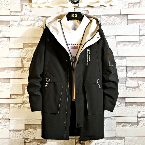 2020 winter middle long coat men's autumn clothing korean-style trend autumn and winter men's wear overcoat, Black
2020 winter middle long coat men's autumn clothing korean-style trend autumn and winter men's wear overcoat, Black