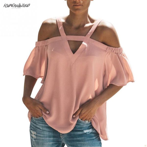 off women shoulder blouse v-neck shirt solid lady girls elastic half backless sun-loose chiffon sleeve beach blouse summer, White
off women shoulder blouse v-neck shirt solid lady girls elastic half backless sun-loose chiffon sleeve beach blouse summer, White