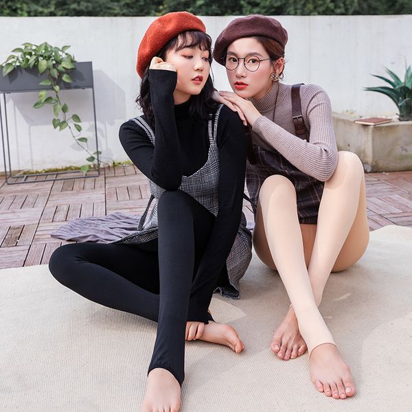 winter warm leggings women casual thicken velvet warm good elastic slimming seamless leggings solid women's heat pants, Black
winter warm leggings women casual thicken velvet warm good elastic slimming seamless leggings solid women's heat pants, Black