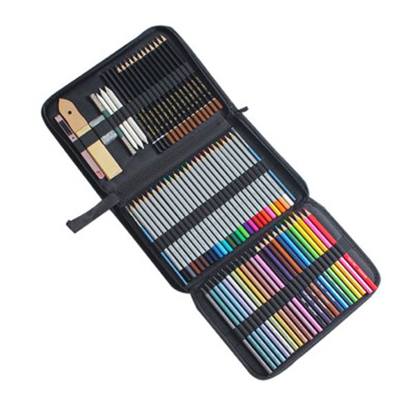 pencils and sketch set kit complete artist kit includes zippered carry case art student drawing 20*9.3*3.7cm
pencils and sketch set kit complete artist kit includes zippered carry case art student drawing 20*9.3*3.7cm