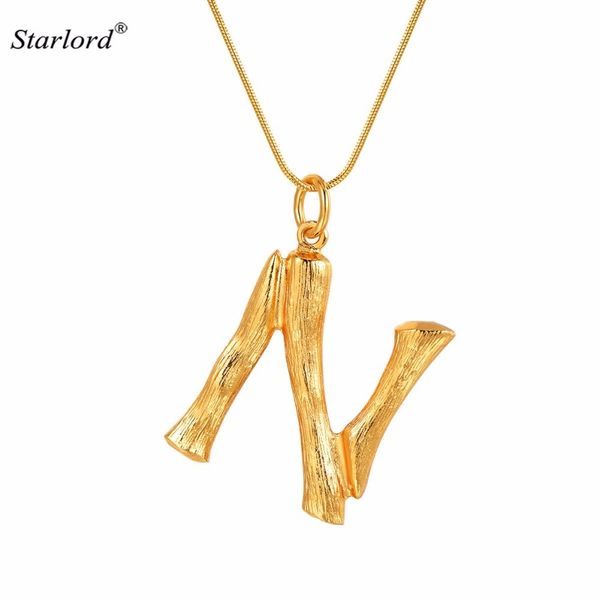 bamboo initial letter n necklace snake chain gold alphabet jewelry statement personalized gift letter charm for women/men p9087, Silver
bamboo initial letter n necklace snake chain gold alphabet jewelry statement personalized gift letter charm for women/men p9087, Silver