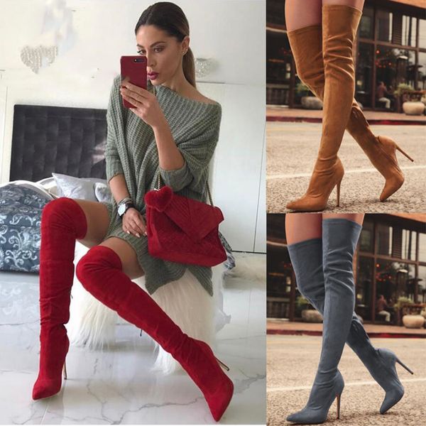 new women's shoes woman plus large big size 32-48 over the knee boots thin high heel party boots 2019, Black
new women's shoes woman plus large big size 32-48 over the knee boots thin high heel party boots 2019, Black