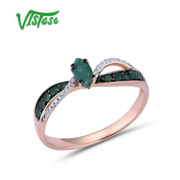 vistoso 14k 585 rose gold rings for women genuine ring magic emerald classic diamond engagement anniversary elegant fine jewelry, Golden;silver
vistoso 14k 585 rose gold rings for women genuine ring magic emerald classic diamond engagement anniversary elegant fine jewelry, Golden;silver