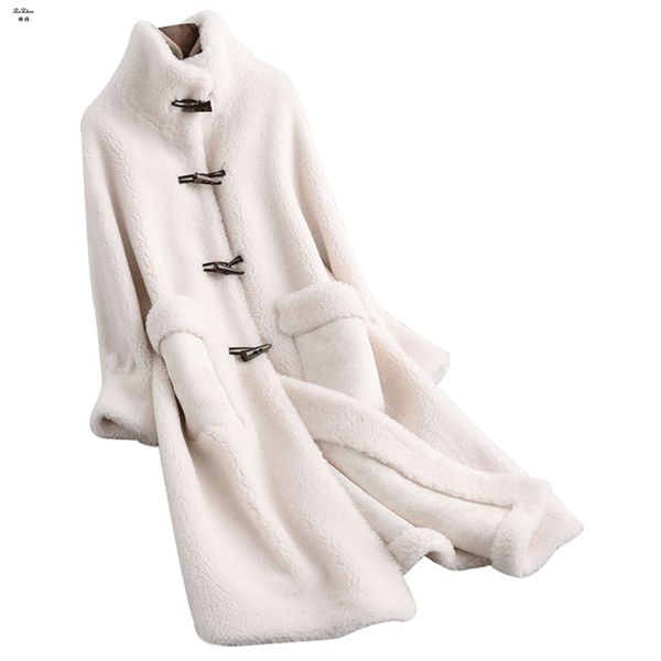 zizhen long woolen coat horn button stand collar solid overcoat winter warm women's trench pockets,kqn19522-1, Black
zizhen long woolen coat horn button stand collar solid overcoat winter warm women's trench pockets,kqn19522-1, Black