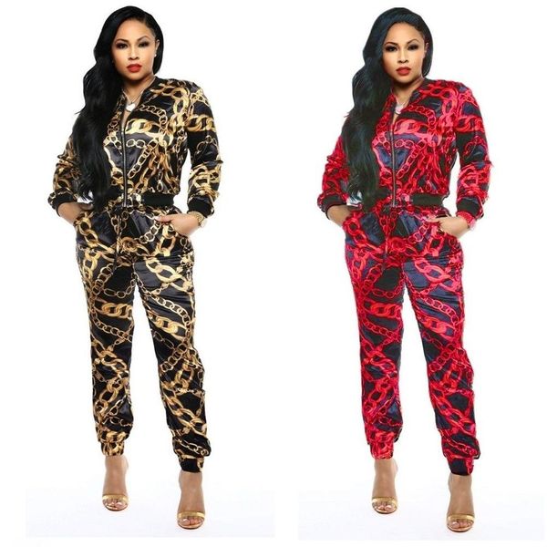 fashion spring classic sports set womens black gold print zipper 2pcs suits digital printed ins tracksuits, Gray
fashion spring classic sports set womens black gold print zipper 2pcs suits digital printed ins tracksuits, Gray