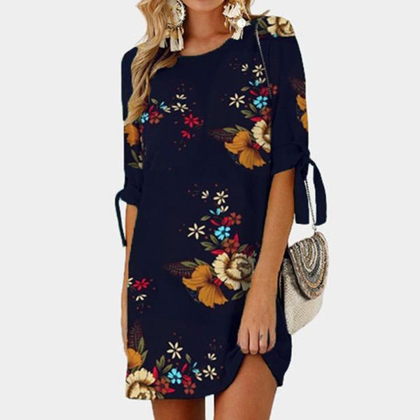 dress women floral print bowknot sleeves summer dress cocktail mini casual party women vestidos, Black;gray
dress women floral print bowknot sleeves summer dress cocktail mini casual party women vestidos, Black;gray