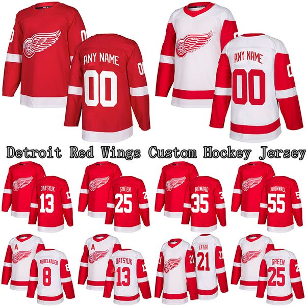 detroit red wings 13 pavel datsyuk 8 abdelkader 21 tatar 25 green custom any name any number hockey jerseys, Black;red
detroit red wings 13 pavel datsyuk 8 abdelkader 21 tatar 25 green custom any name any number hockey jerseys, Black;red