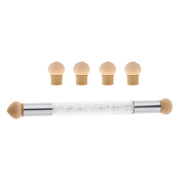 nail art sponge brush, painting dotting gradient shading uv gel pen - dual head (white
nail art sponge brush, painting dotting gradient shading uv gel pen - dual head (white