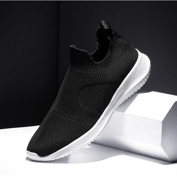solid white fashion knitting casual shoes men super light breathable stretch socks sneakers slip on tenis masculino black
solid white fashion knitting casual shoes men super light breathable stretch socks sneakers slip on tenis masculino black