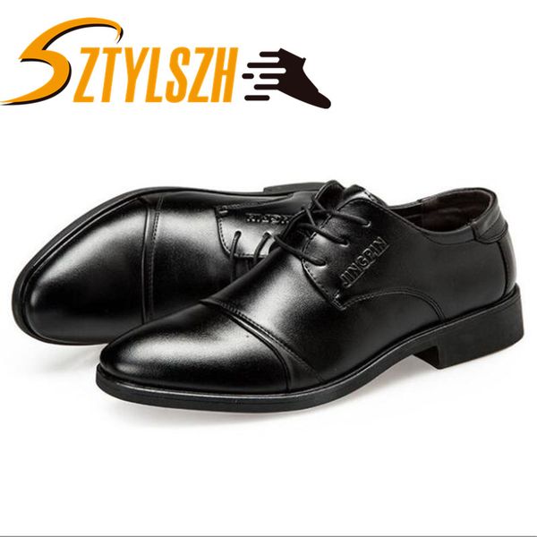 brand men shoes oxfords british style men pu leather dress shoes business formal flats plus size 38-48, Black
brand men shoes oxfords british style men pu leather dress shoes business formal flats plus size 38-48, Black