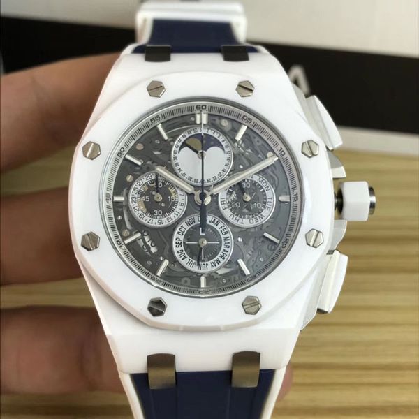 luxury watch quartz electronic movement 316 stainless steel case 24 hours real moon phase casual rubber strap designer mens watch with box, Slivery;brown
luxury watch quartz electronic movement 316 stainless steel case 24 hours real moon phase casual rubber strap designer mens watch with box, Slivery;brown