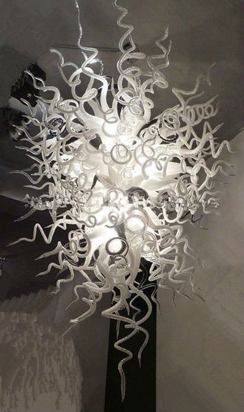 pure handmade blown glass chandelier with white and clear colored art glass large chandelier for l lobby decor
pure handmade blown glass chandelier with white and clear colored art glass large chandelier for l lobby decor