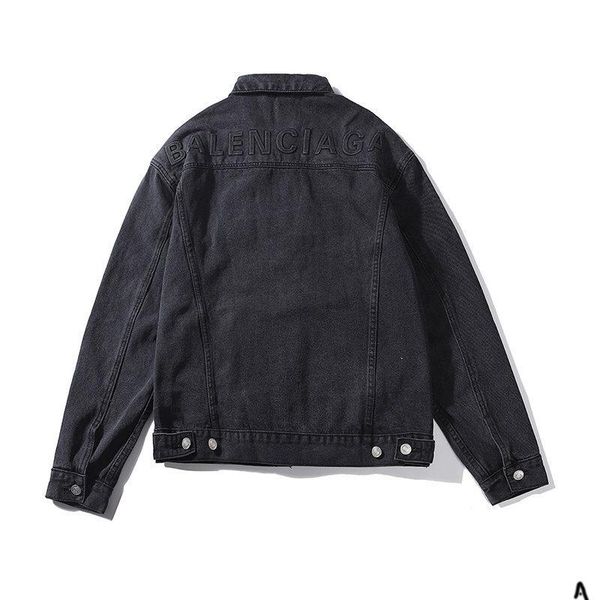 men designer denim jacket fashion couple jackets print solid color denim jacket with letter printed clothing size m-2xl #hj, Black;brown
men designer denim jacket fashion couple jackets print solid color denim jacket with letter printed clothing size m-2xl #hj, Black;brown