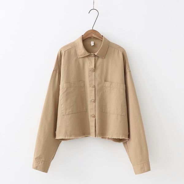 s23953 long sleeve fur trim coat women's dress retro big pocket jacket spring and autumn new style jacket fashion, Black;brown
s23953 long sleeve fur trim coat women's dress retro big pocket jacket spring and autumn new style jacket fashion, Black;brown