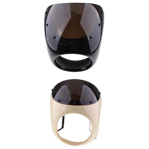 2x motorcycle 7 inch headlight fairing cover & smoke retro cafe racer drag, fits for 16.5-18mm round headlights (black+white
2x motorcycle 7 inch headlight fairing cover & smoke retro cafe racer drag, fits for 16.5-18mm round headlights (black+white