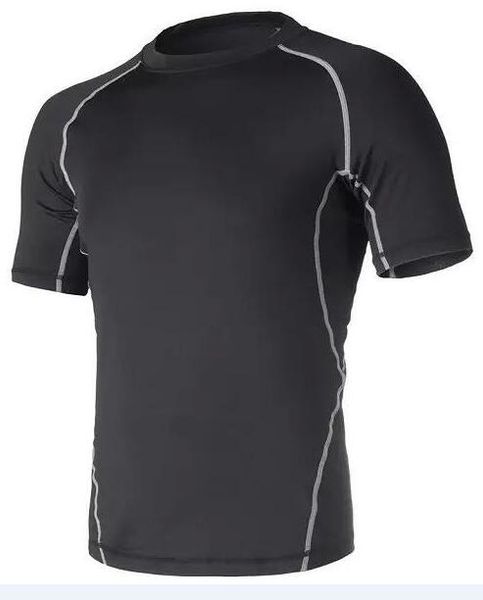 2019 men's tight clothes running short-sleeved quick-drying t-shirt 367, Black;blue 
2019 men's tight clothes running short-sleeved quick-drying t-shirt 367, Black;blue