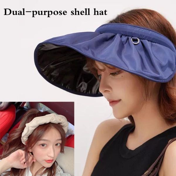 new bucket hat women shell hat dual-use hair accessory sunscreen cotton fishing hunting cap basin chapeau sun prevent hats, Blue;gray
new bucket hat women shell hat dual-use hair accessory sunscreen cotton fishing hunting cap basin chapeau sun prevent hats, Blue;gray