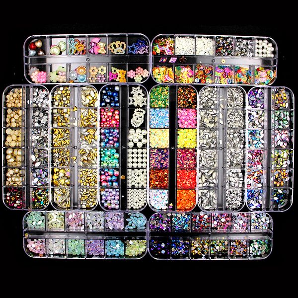 Multi-size Nail Rhinestones 3D Crystal AB Clear Nail Stones Gems Pearl DIY Nail Art Decorations Gold Silver Rivet Rhinestone
Multi-size Nail Rhinestones 3D Crystal AB Clear Nail Stones Gems Pearl DIY Nail Art Decorations Gold Silver Rivet Rhinestone