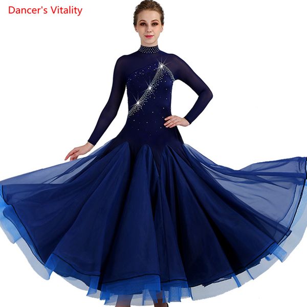 ballroom dance costumes gauze long sleeved diamond big swing dress for women ballroom waltz tango dance performance dresses, Black;red
ballroom dance costumes gauze long sleeved diamond big swing dress for women ballroom waltz tango dance performance dresses, Black;red